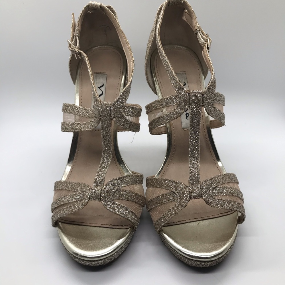 Sparkly Gold Heels